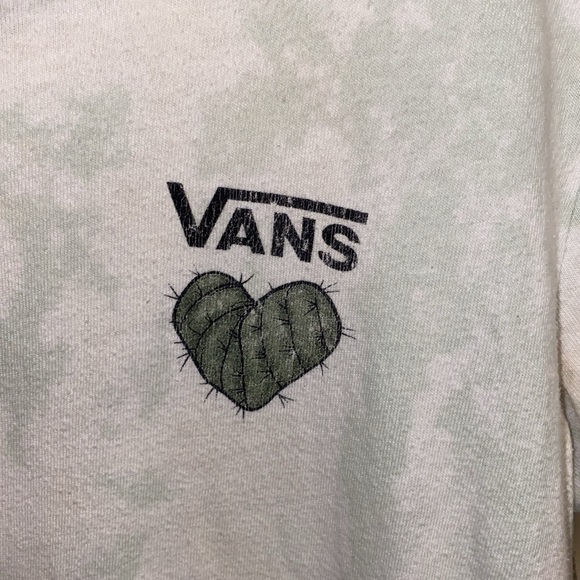 Vans Medium Bleach Dye Stuck On You Crew T-Shirt - Picture 6 of 12
